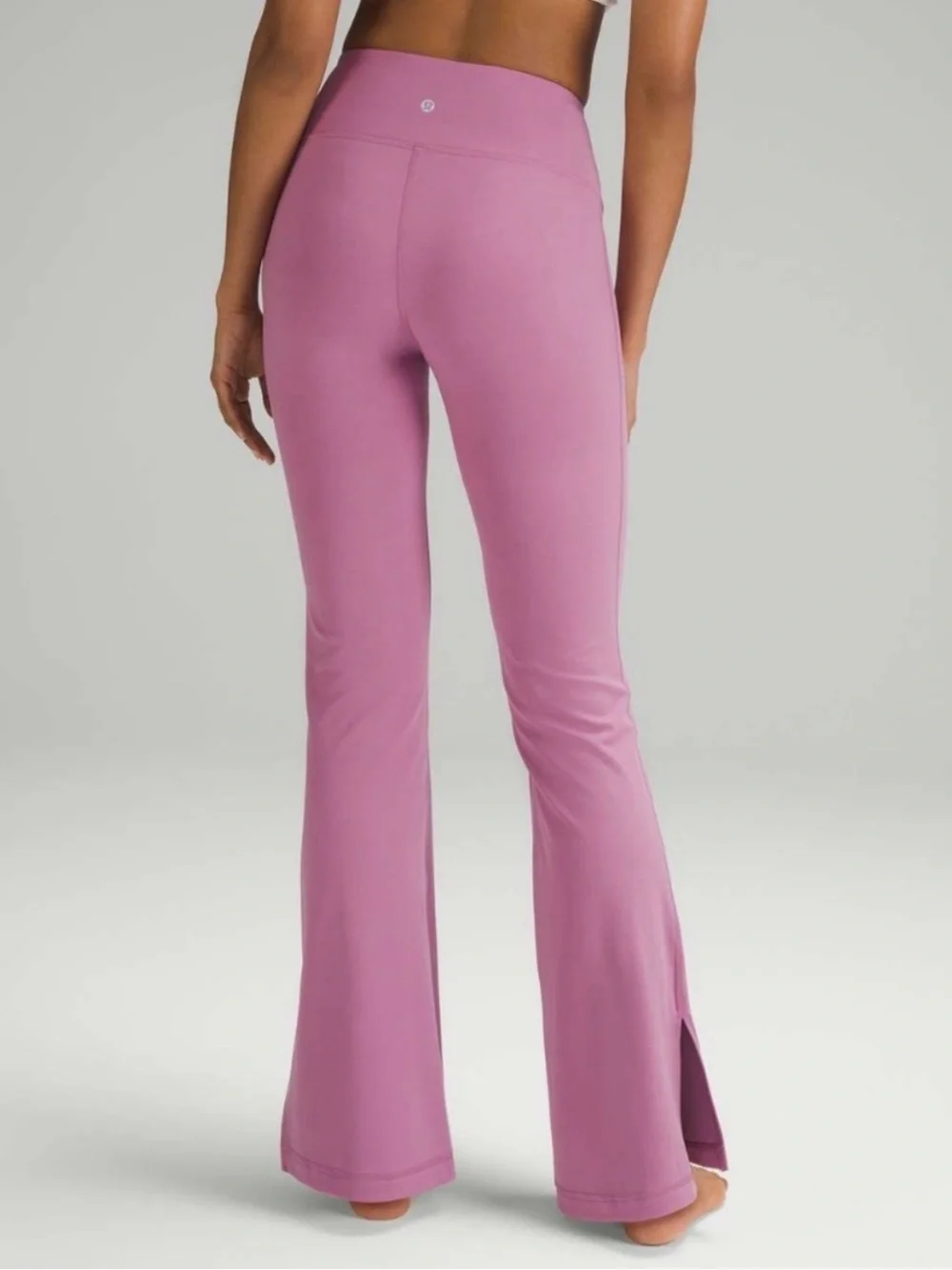 Lululemon Groove Super-high-rise Flared Pant Split Hem in Velvet Dust